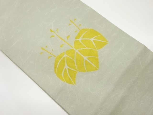 塩瀬金彩桐模様名古屋帯